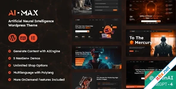 AIMAX AI Agency WordPress Theme-1.webp