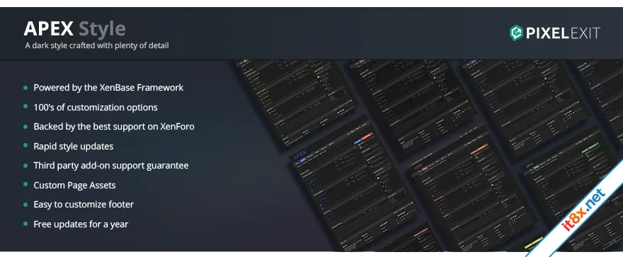 Apex - PixelExit.com - Xenforo 2 Style