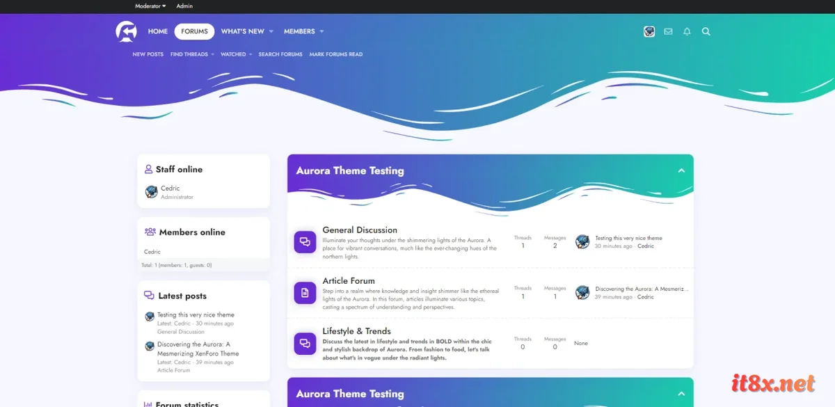 Aurora - Xenforo 2 Style