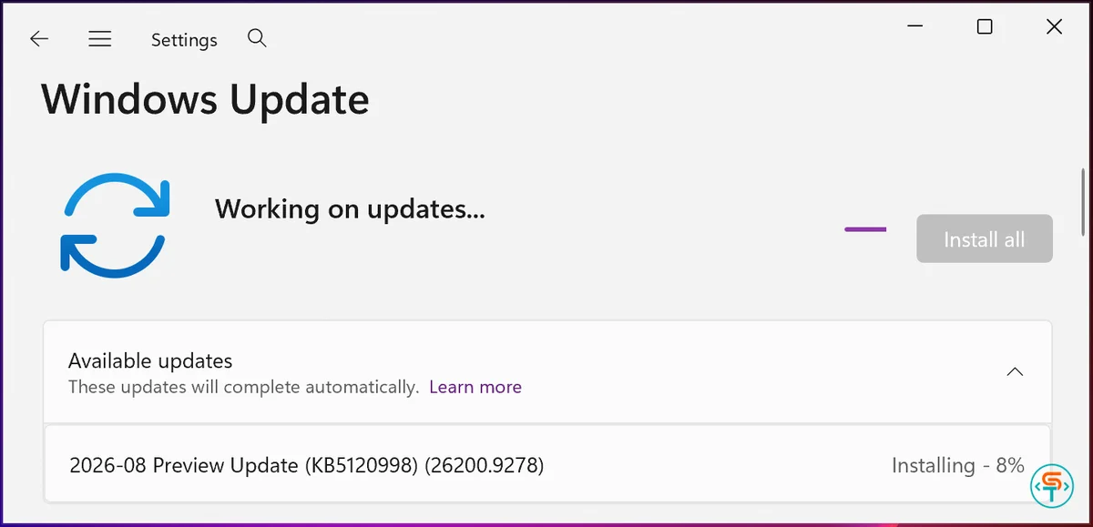 Bản cập nhật Windows 11 KB5120998 Taskbar tự do di chuyển Khai tử bản 24H2 và loạt nâng cấp l...webp