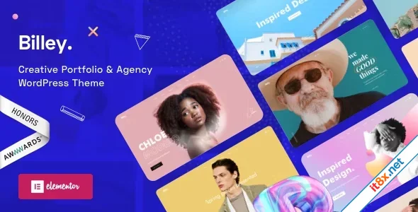 Billey - Creative Portfolio & Agency Elementor WordPress Theme