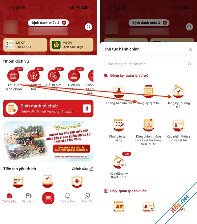 Cách cập nhật thông tin cư trú trên VNeID để tránh bị phạt từ ngày 1512-2.webp