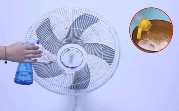 Cách vệ sinh quạt điện không cần tháo lồng sạch bóng tại nhà-2.webp