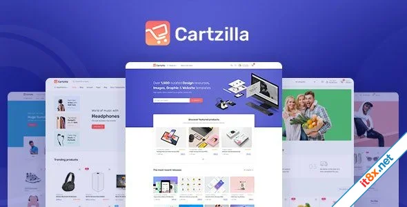 Cartzilla - Digital Marketplace & Grocery Store WordPress Theme