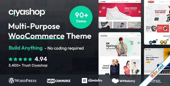 CiyaShop + Apps - Multipurpose WooCommerce Theme