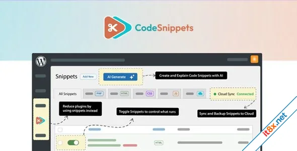 Code Snippets Pro WordPress Code Snippets Manager-1.webp