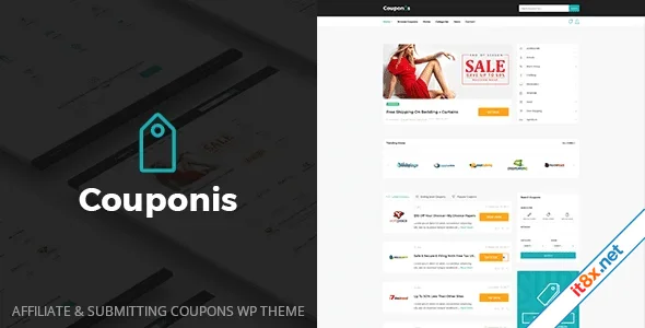 Couponis Affiliate Submitting Coupons WordPress Theme-1.webp