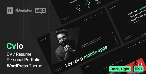 Cvio Personal Portfolio WordPress Theme-1.webp