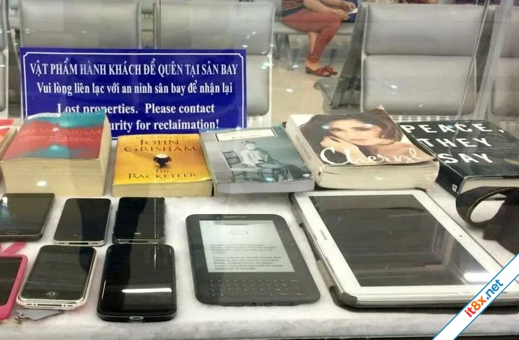 Tủ giữ đồ bỏ quên tại sân bay Phú Quốc