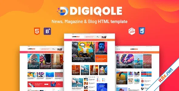 Digiqole - News Magazine WordPress Theme