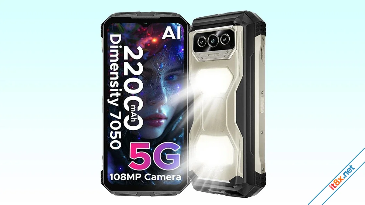 DOOGEE ra mắt smartphone có camera AI 108MP pin 22000 mAh RAM 24GB-1.webp
