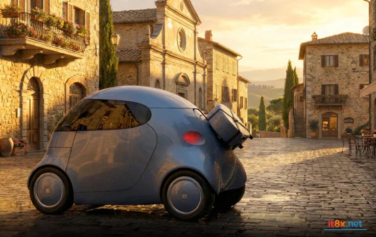 Fiat Topolino XS Mẫu ô tô điện biến hình siêu nhỏ thách thức mọi ngõ ngách đô thị-2.webp