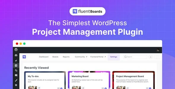 Fluent Boards Pro - Project Management Plugin for WordPress