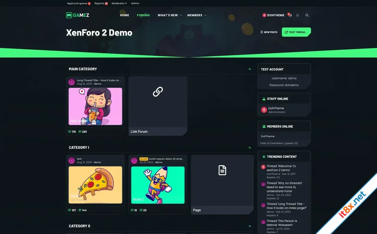 Gamez - Xenforo 2 Style