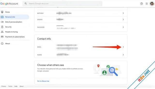 Google âm thầm chuẩn bị tính năng cho phép đổi địa chỉ Gmail-1.webp