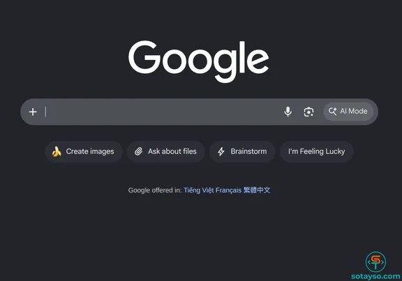 Google âm thầm xóa nút Tìm kiếm nhường vị trí độc tôn cho bộ 3 AI-1.webp