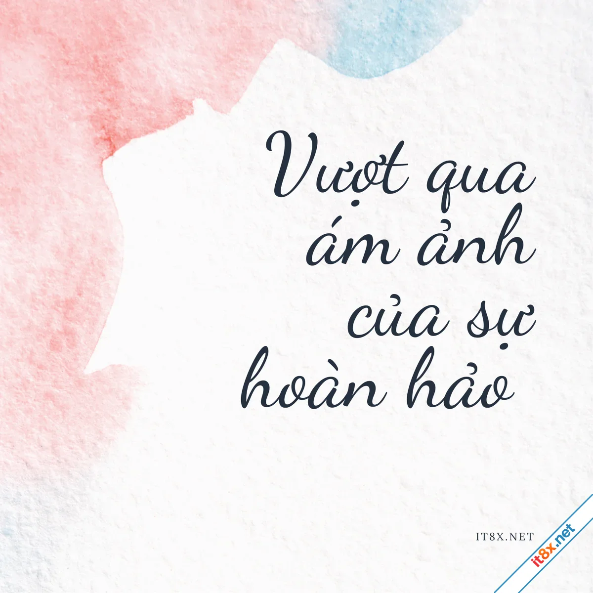 Hồng và Xanh dương Giấy Phông chữ viết Hoa mỹ Thông báo Hoãn đám cưới.webp