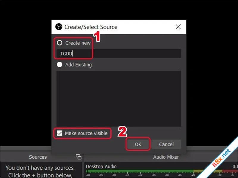 Hướng dẫn cách sử dụng OBS Studio Live Stream quay màn hình máy tính-3.webp