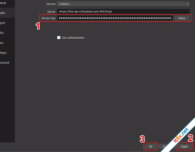 Hướng dẫn cách sử dụng OBS Studio Live Stream quay màn hình máy tính-9.webp