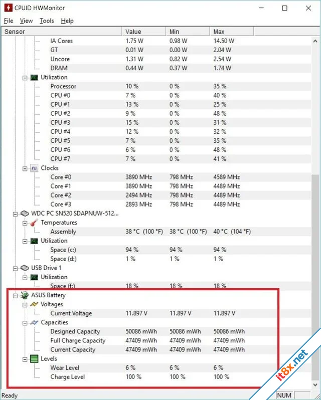 Thủ thuật giúp kiểm tra mức độ chai và tình trạng của pin laptop