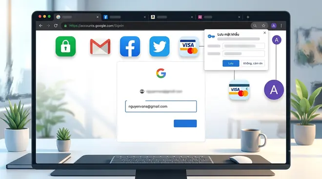 Lưu mật khẩu trên Trình duyệt web và những Rủi ro bảo mật cần biết