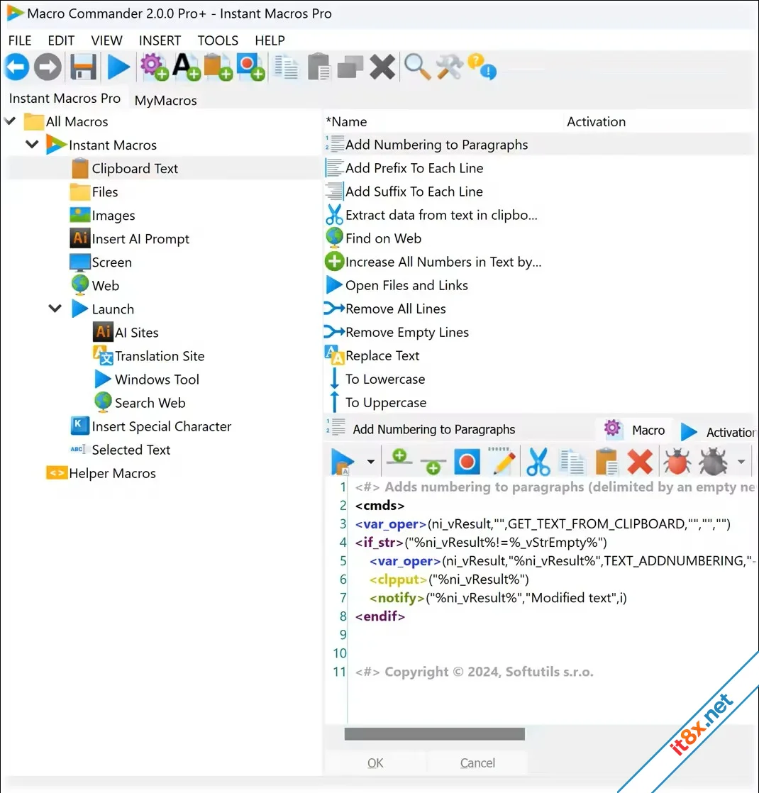 Macro Commander Pro+
