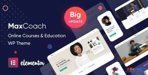 MaxCoach Online Courses Personal Coaching Education WP Theme-1.webp