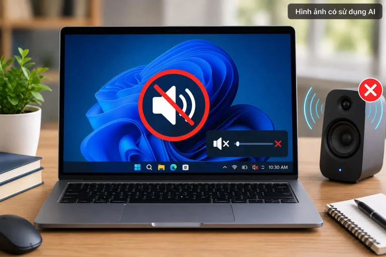 Máy tính đột ngột mất âm thanh? 8 cách sửa lỗi nhanh chóng, hiệu quả trên Windows