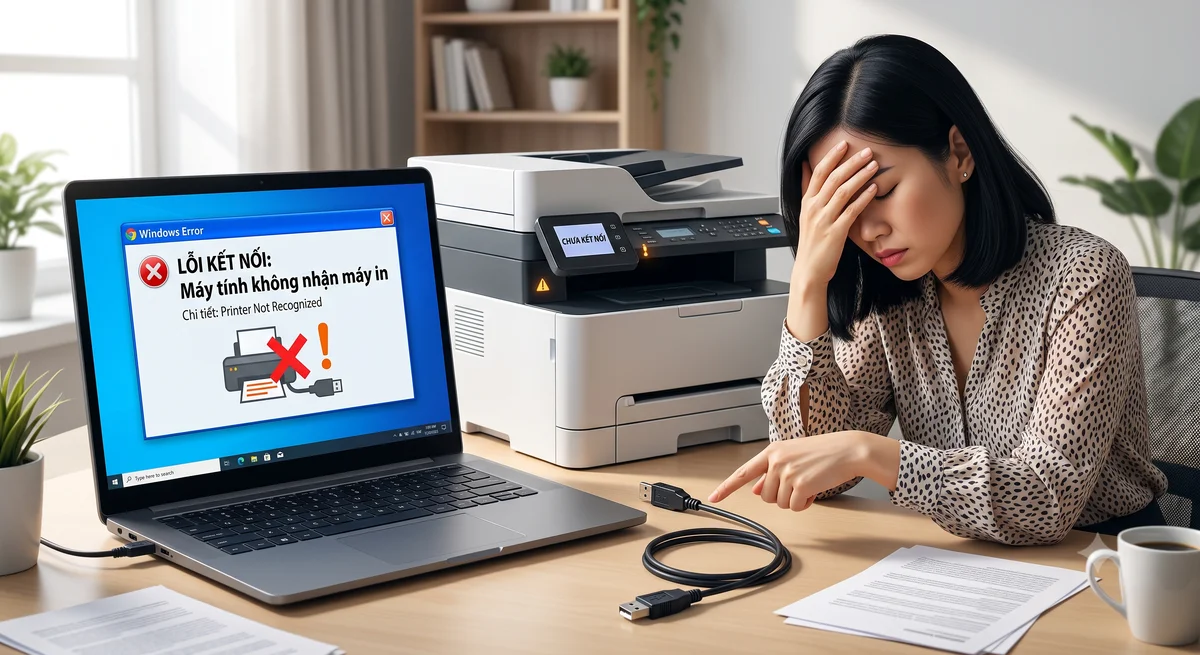 Máy tính không nhận máy in? 9 cách sửa lỗi in ấn thành công 100% trên Windows