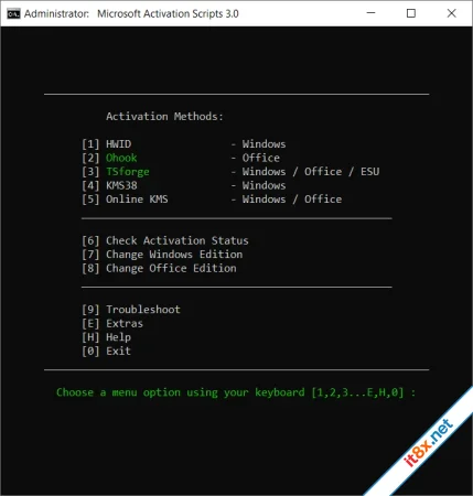 Microsoft Activation Scripts