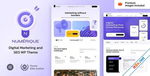Numérique - SEO Digital Marketing WordPress Theme