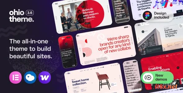 Ohio - Creative Elementor and WooCommerce WordPress Theme