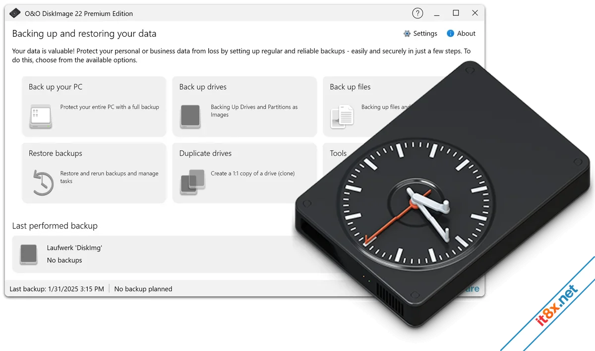 O&O DiskImage Premium