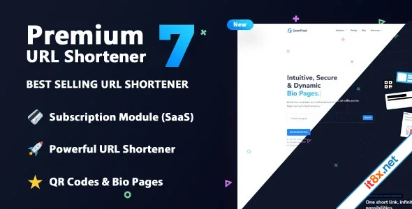 Premium URL Shortener - Link Shortener, Bio Pages & QR Codes