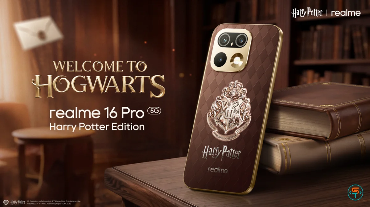 Realme 16 Pro bản Harry Potter Thiết kế ma thuật cùng pin 7000 mAh-1.webp