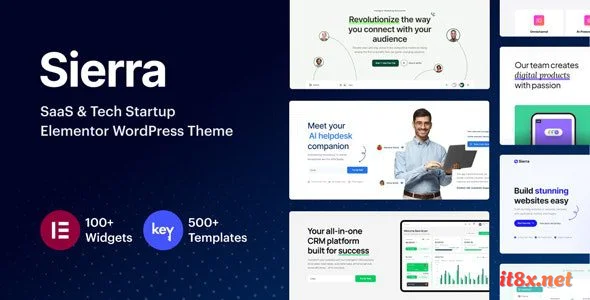 Sierra SaaS Tech Startup Elementor WordPress Theme-1.webp