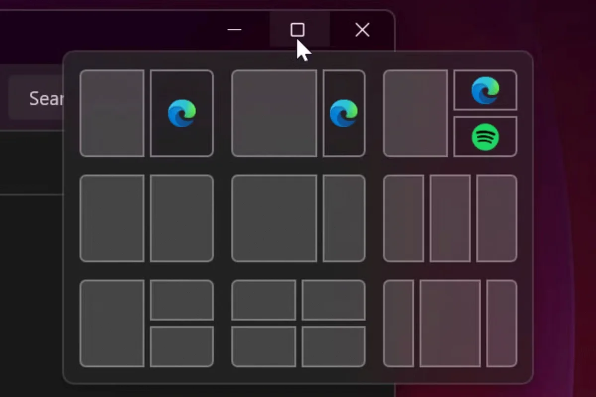 Snap Layouts trên Windows 11: Làm việc đa nhiệm cực đỉnh chỉ với phím Win + Z