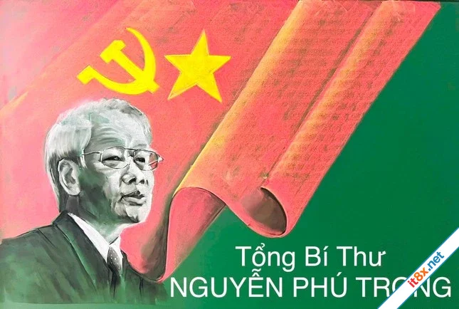 Thầy giáo tái hiện khoảnh khắc lịch sử trên bảng đen đẹp như tranh-4.webp