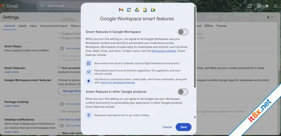 Tính năng tự động của AI trên Gmail nên tắt ngay để bảo vệ quyền riêng tư-2.webp
