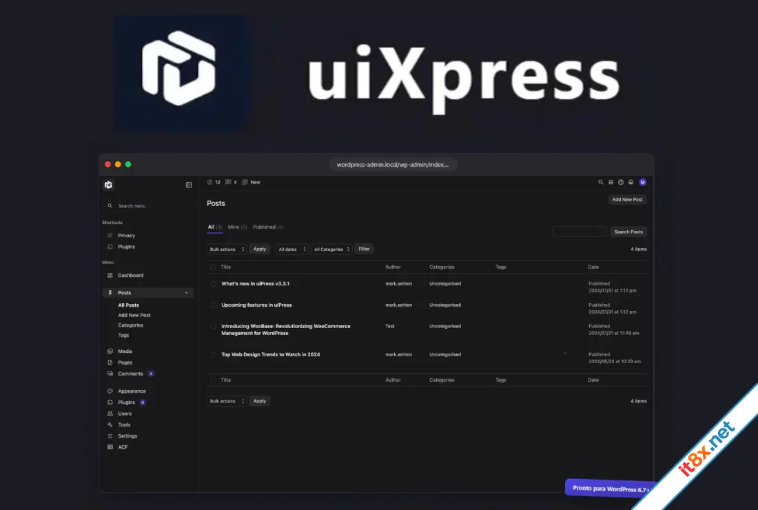 uiXpress Pro Powerful Admin Theme for WordPress-1.webp