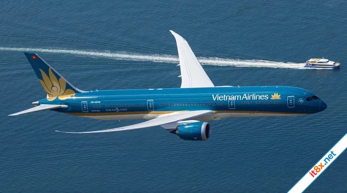 Vietnam Airlines in hình chim Lạc trên tàu bay-2.webp