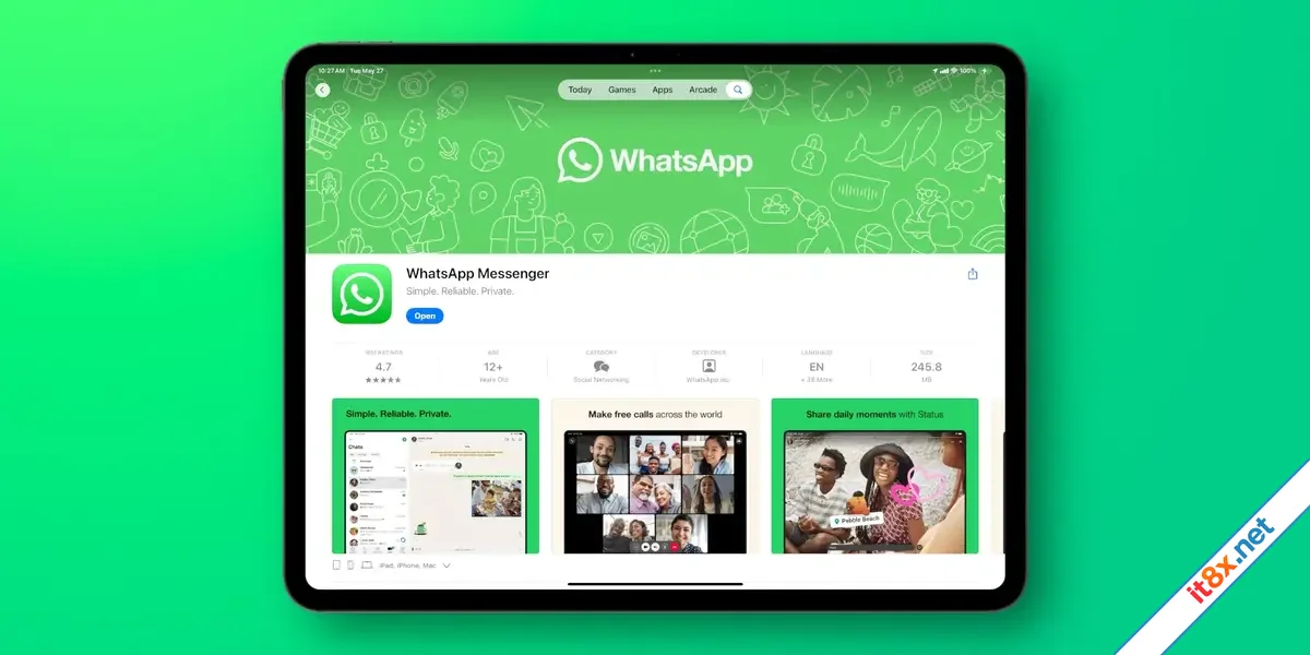 WhatsApp cho iPad.webp
