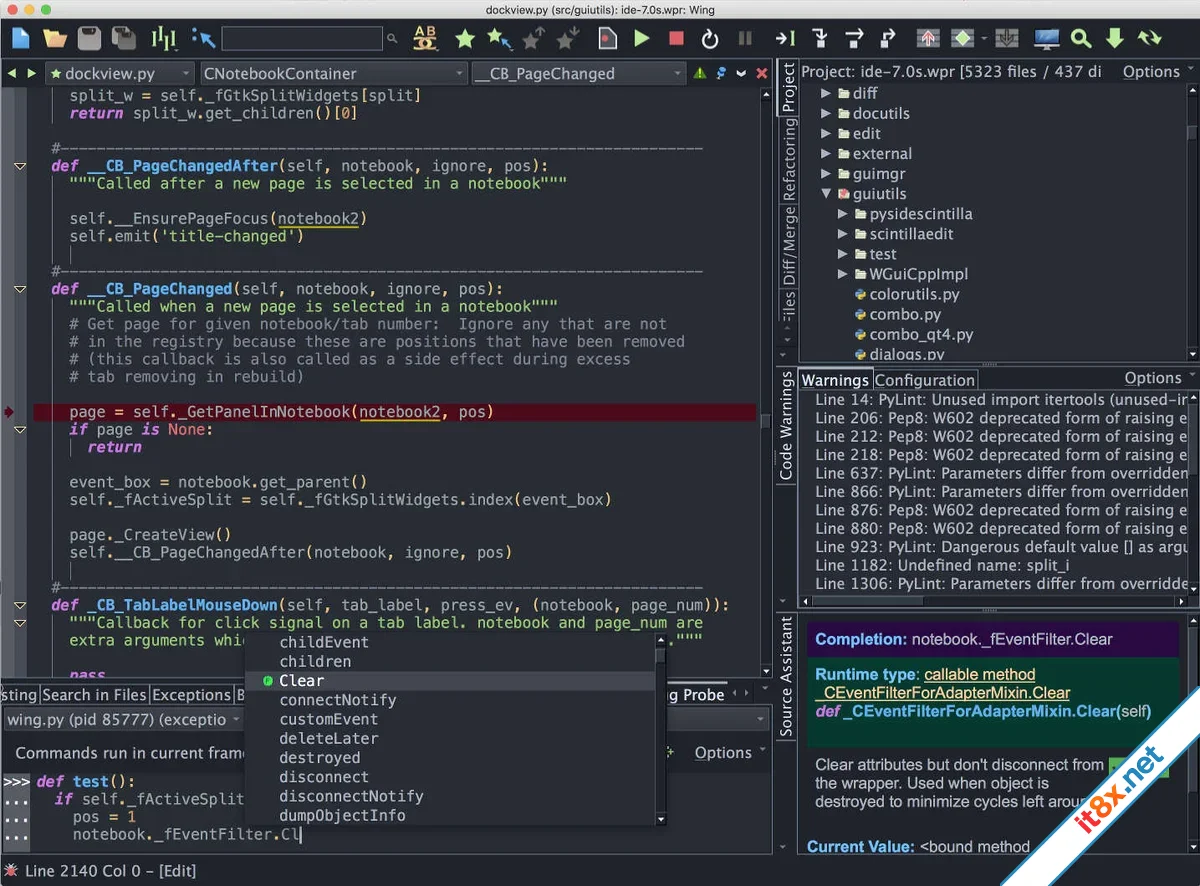 Wing Python IDE Pro