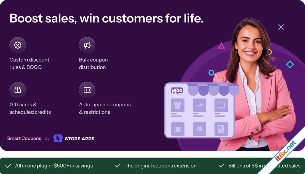 WooCommerce Smart Coupons discount credits gift cards promotions-1.webp