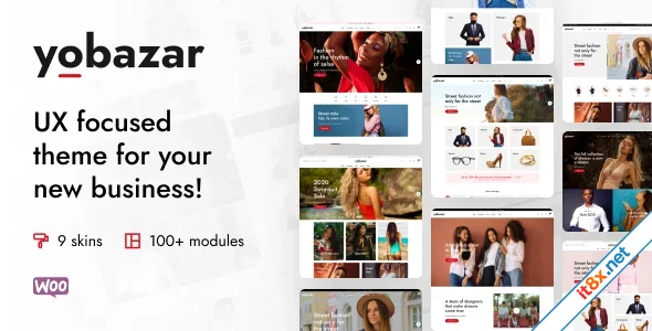 Yobazar - Elementor Fashion WooCommerce Theme