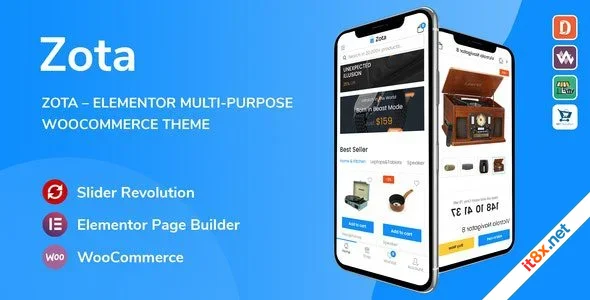 Zota - Elementor Multi-Purpose WooCommerce Theme