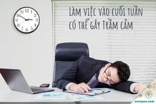 Tác hại khôn lường của việc làm việc quá sức vào cuối tuần
