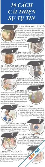 10 cách cải thiện sự tự tin