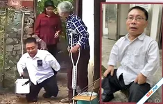Bác sĩ tí hon nhờ vợ bế đi chữa bệnh cứu người