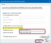 Thay đổi DNS mặc định sang DNS 1.1.1.1